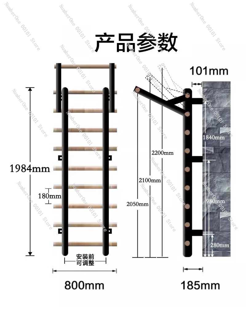 Pull-Up Training Parallel Bar  - Home Bar And Gym recension och pris