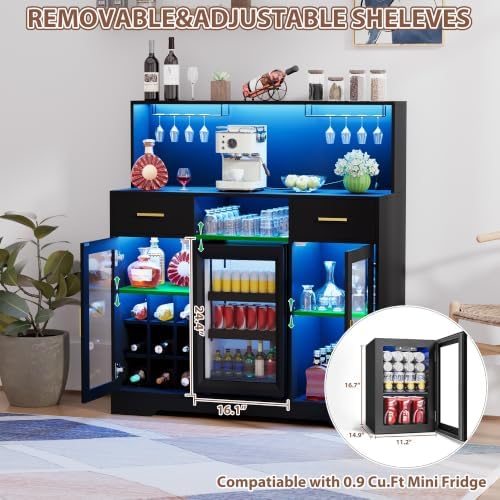Mini Fridge Cabinet with Stora - Home Bar And Cabinet recension och pris