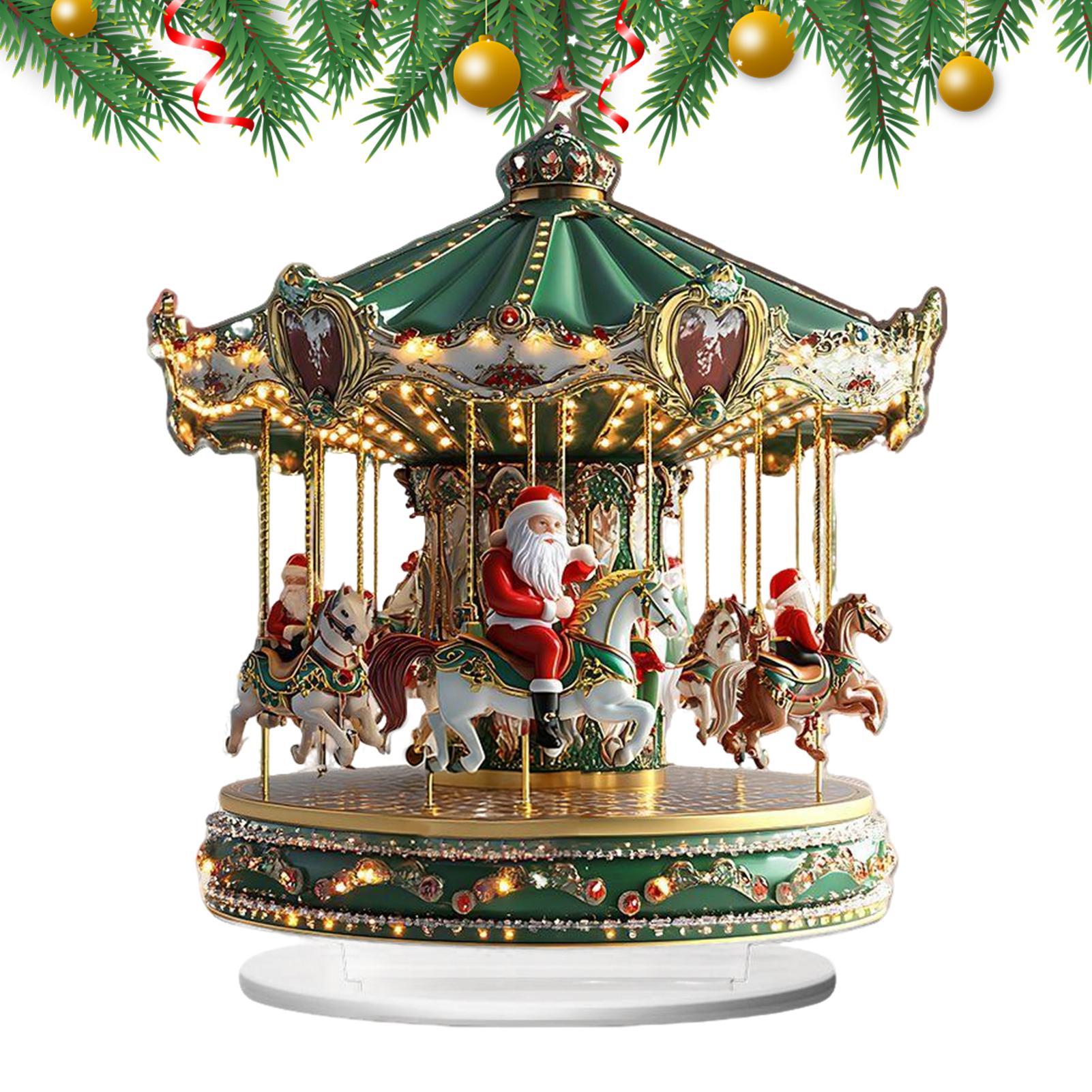 Christmas Carousel Acrylic 2D  - Home Bar Shelf recension och pris