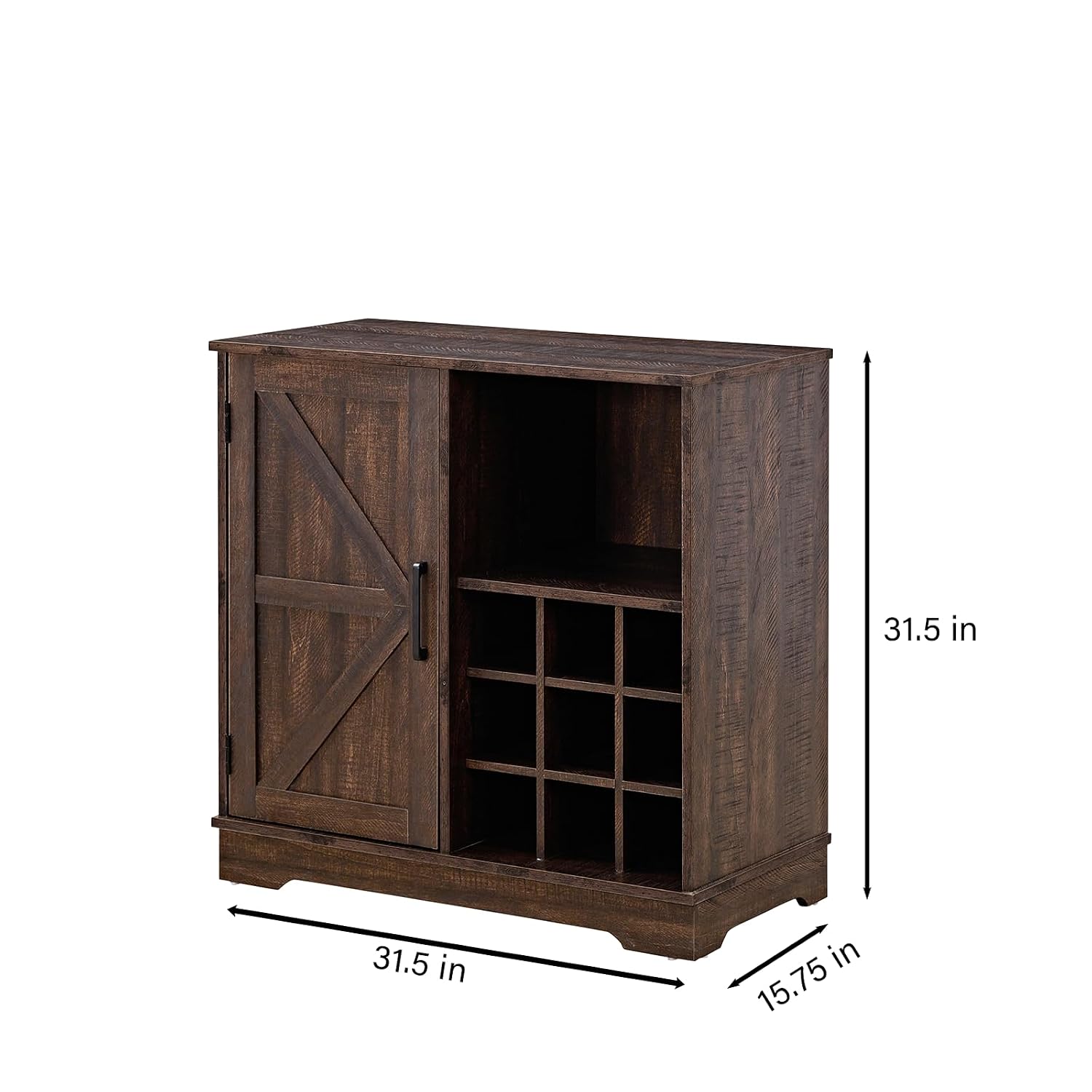 Farmhouse Bar Cabinet Wine Rac - Home Bar And Cabinet recension och pris