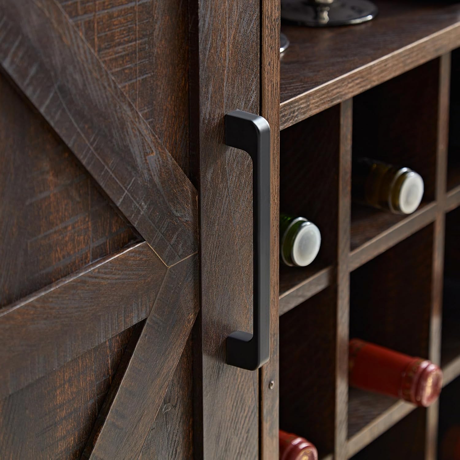 Farmhouse Bar Cabinet Wine Rac - Home Bar And Cabinet recension och pris