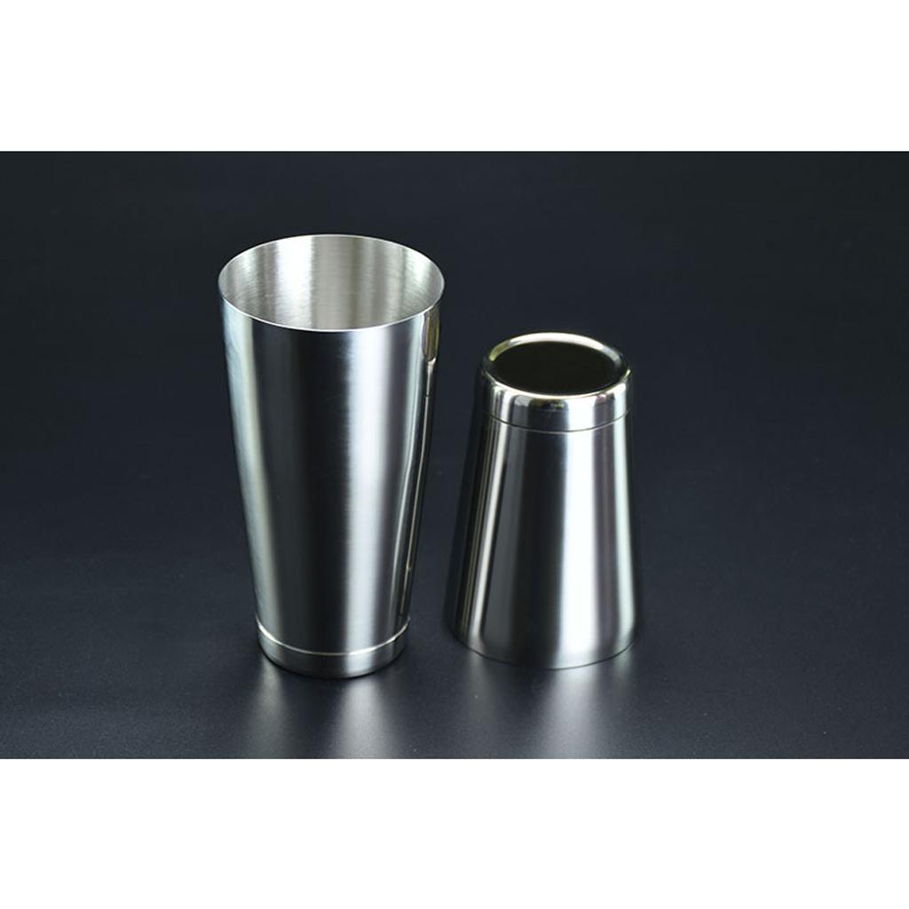 Stainless Steel Tin Bar Shaker - Boston Shaker Set recension och pris