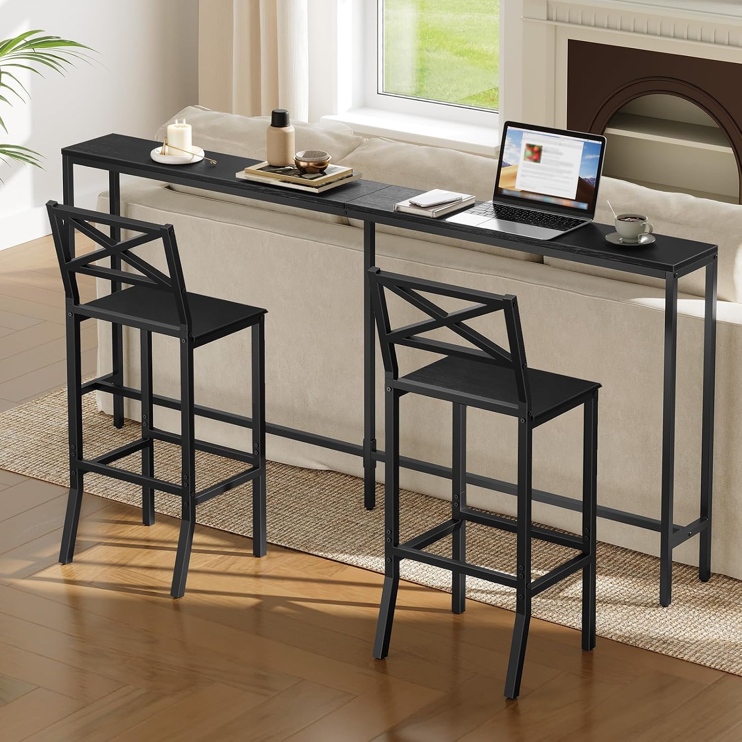 Bar Stools, Set of 2 Bar Chair - Home Bar And Counter recension och pris