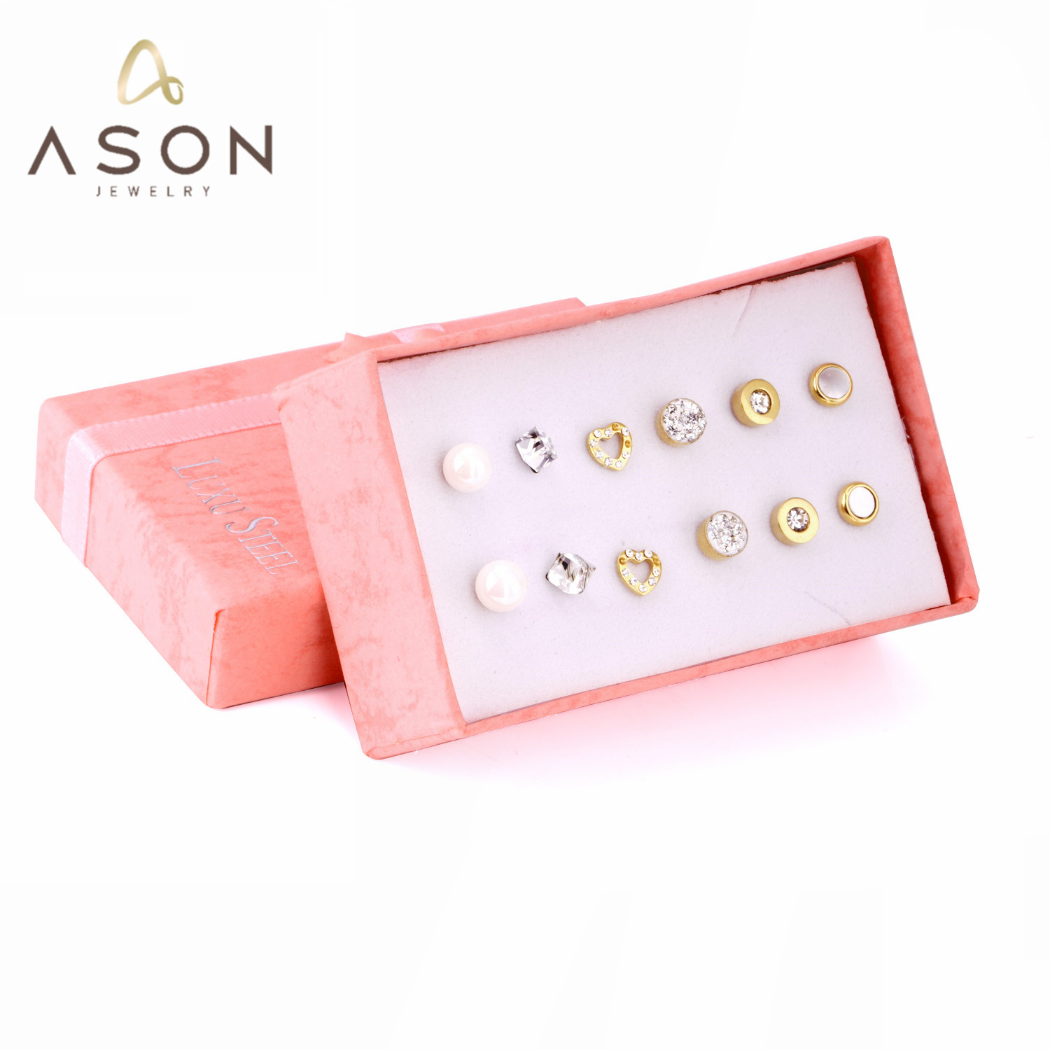 ASONSTEEL 6pairs/Box Round Squ - Bar Cart Gold recension och pris