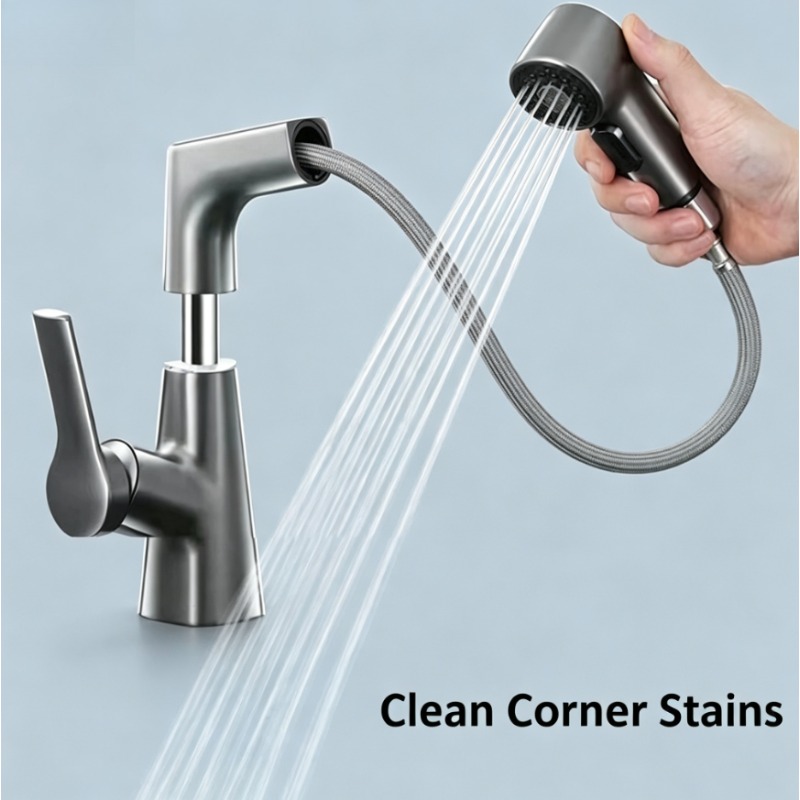 Pull-out faucet in bathroom, h - Home Bar Sink recension och pris