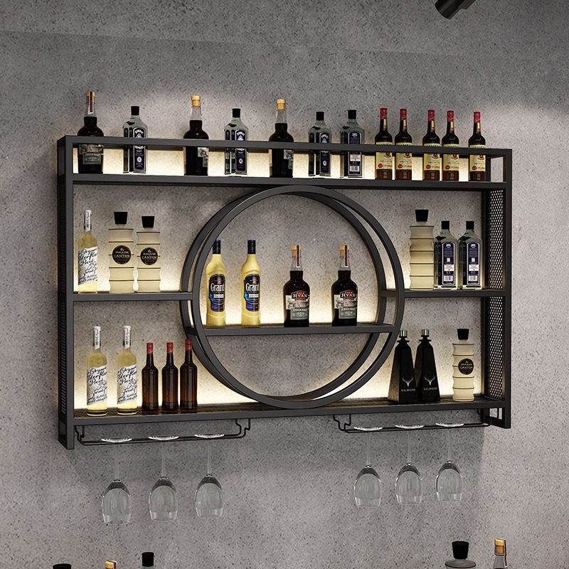 Bar wine rack wall-mounted win - Home Bar And Cabinet recension och pris