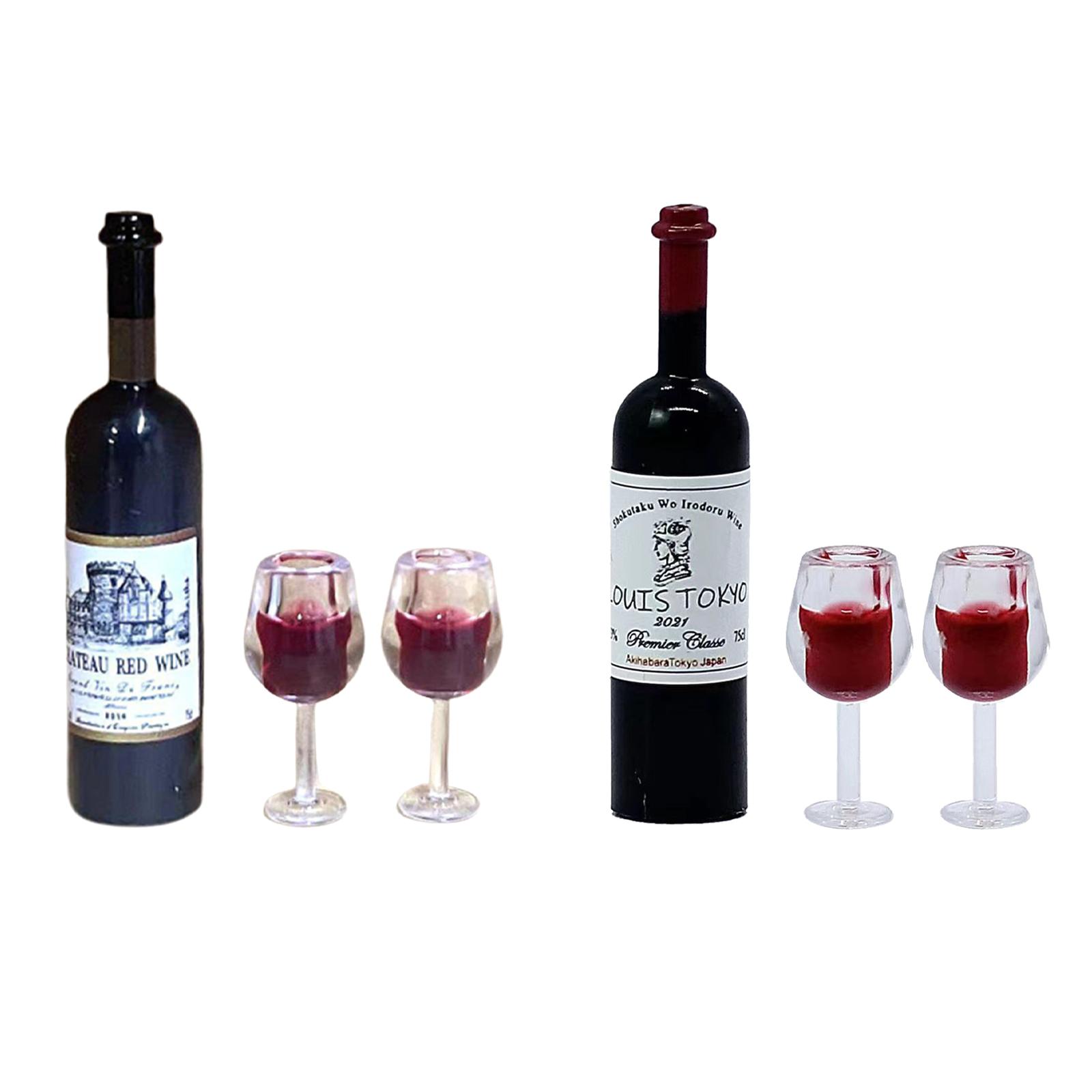 1/12 Scale Dollhouse Wine Bott - Home Bar Supplies recension och pris