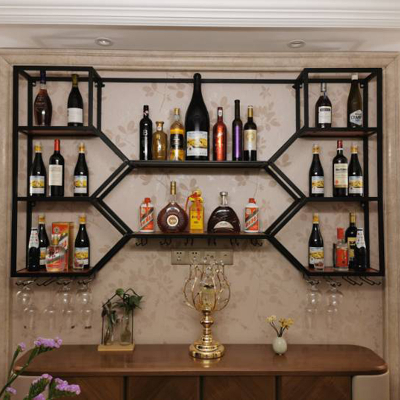 Metal Shelves Wine Cabinet Liv - Home Bar And Cabinet recension och pris