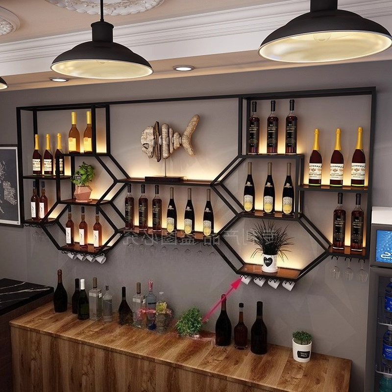 Metal Shelves Wine Cabinet Liv - Home Bar And Cabinet recension och pris