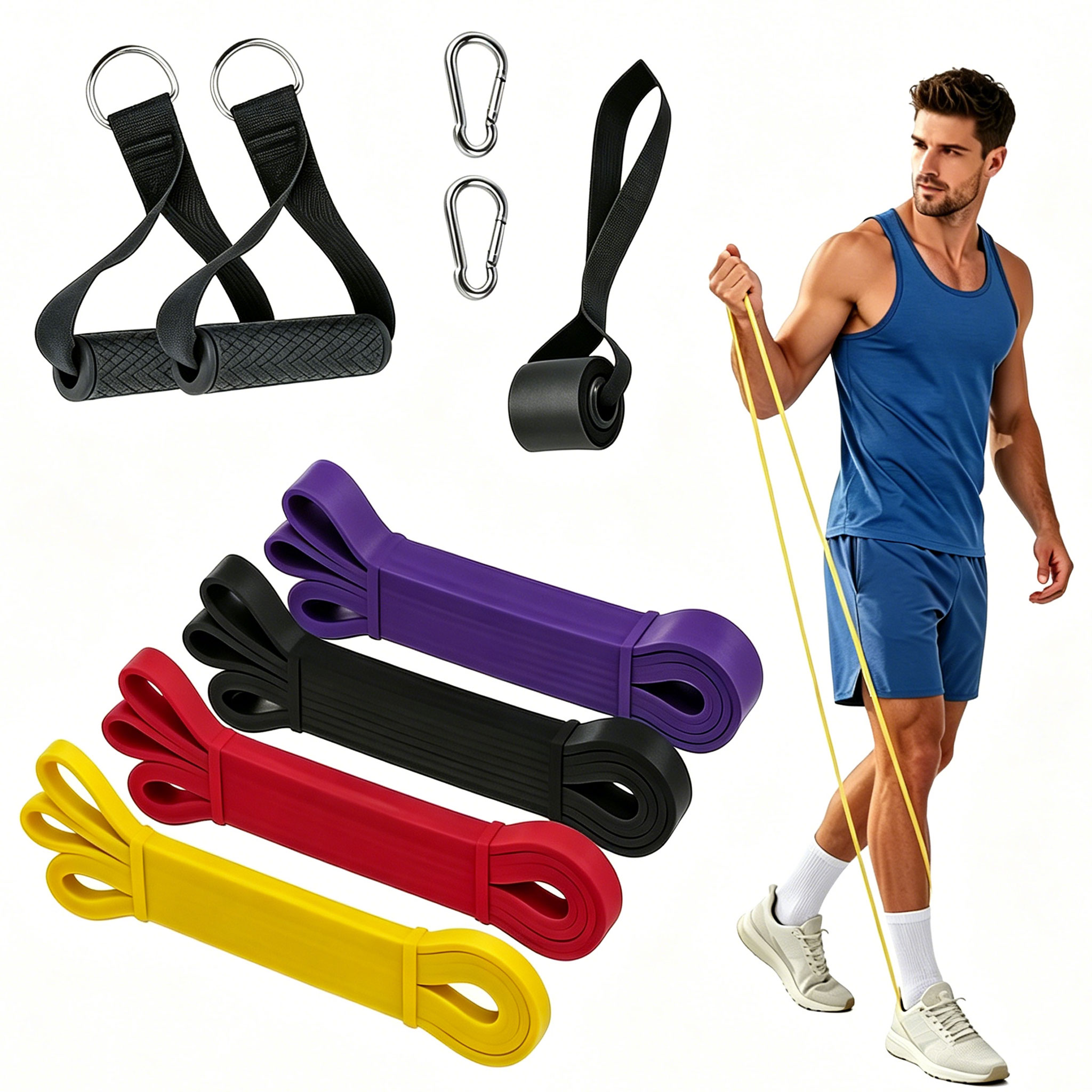 Men's Pull-Up Power Band Set,  - Home Bar Setup recension och pris