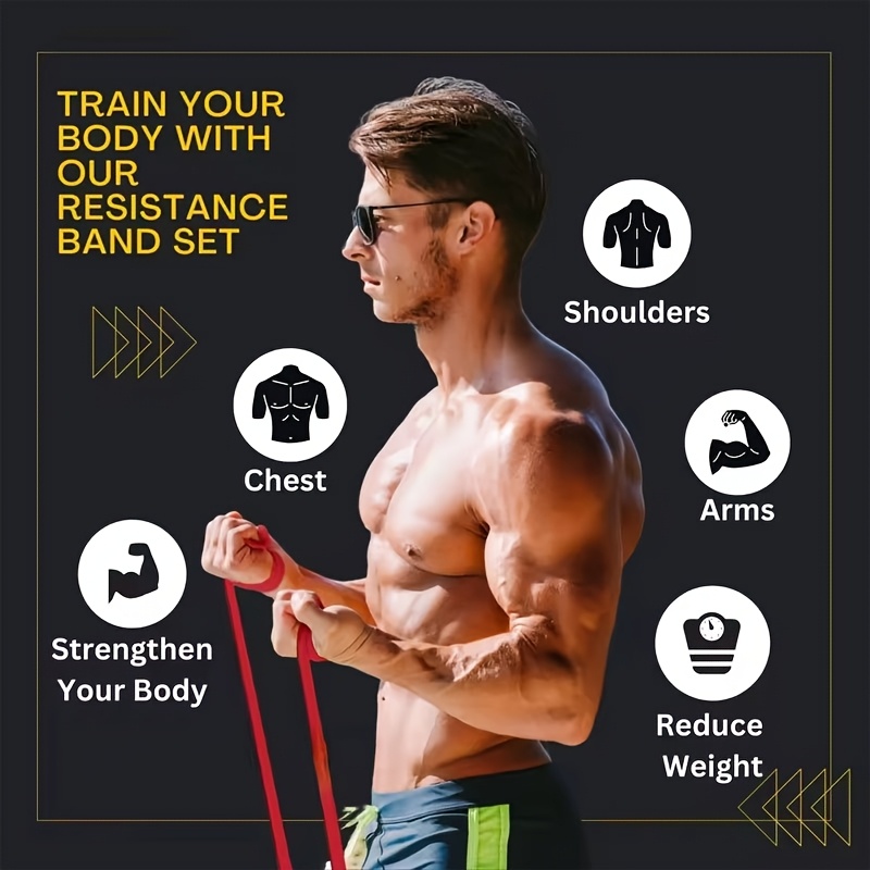 Men's Pull-Up Power Band Set,  - Home Bar Setup recension och pris